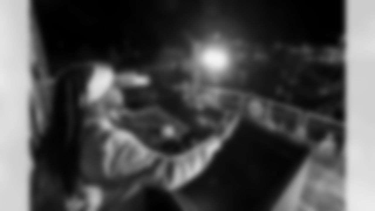 Fans gather at The Bolt for the Fan Rally + Drone Show on Friday January 9th, 2025