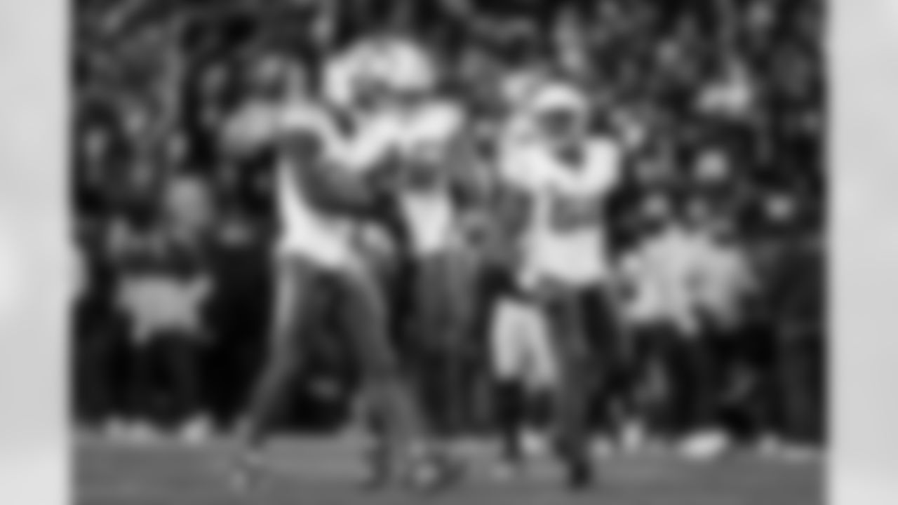 OLB Odafe Oweh (98), OLB Tuli Tuipulotu (45) and OLB Khalil Mack (52)