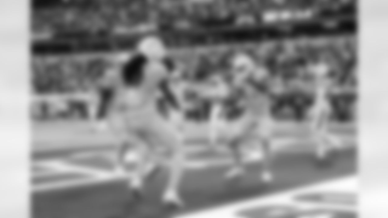 WR Keenan Allen (13) and WR Quentin Johnston (1)