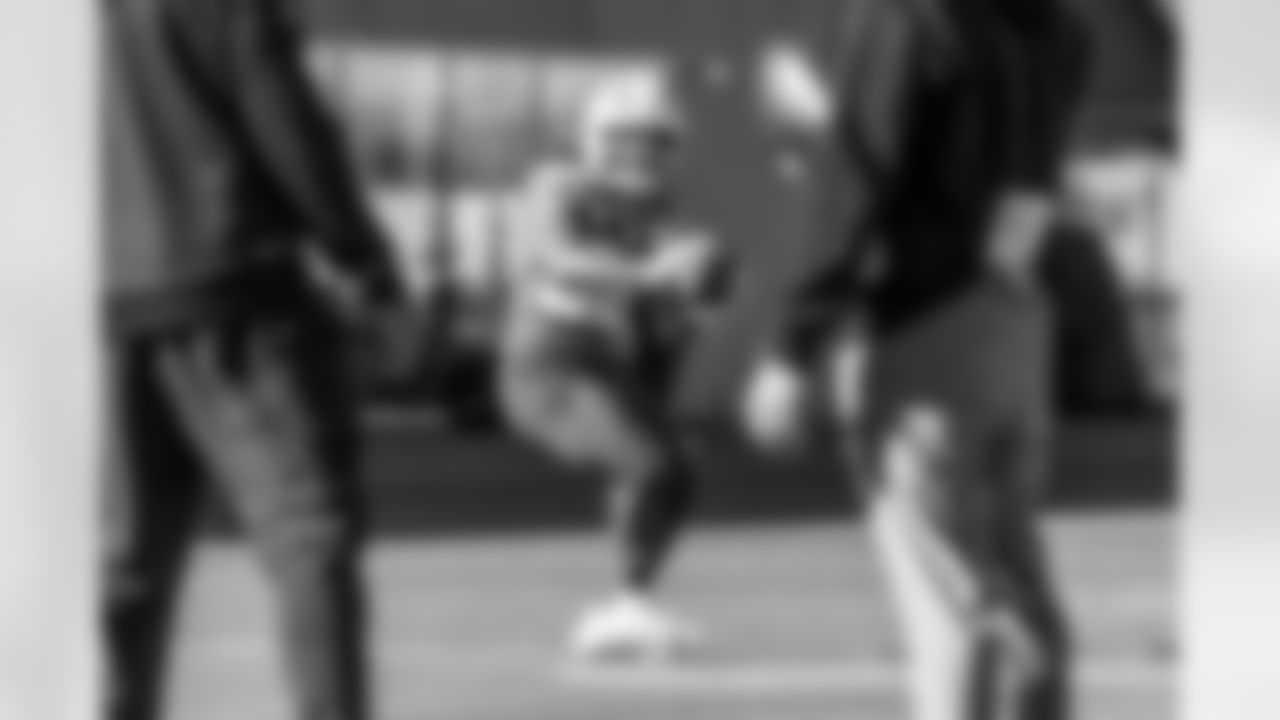 The Los Angeles Chargers practice on Thursday, December 4, 2025 at The Bolt in El Segundo, CA.