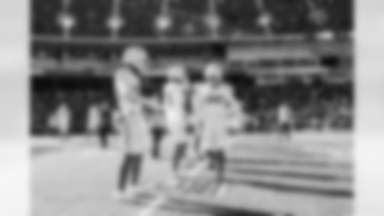 CB Tarheeb Still (29) and CB Donte Jackson (26)