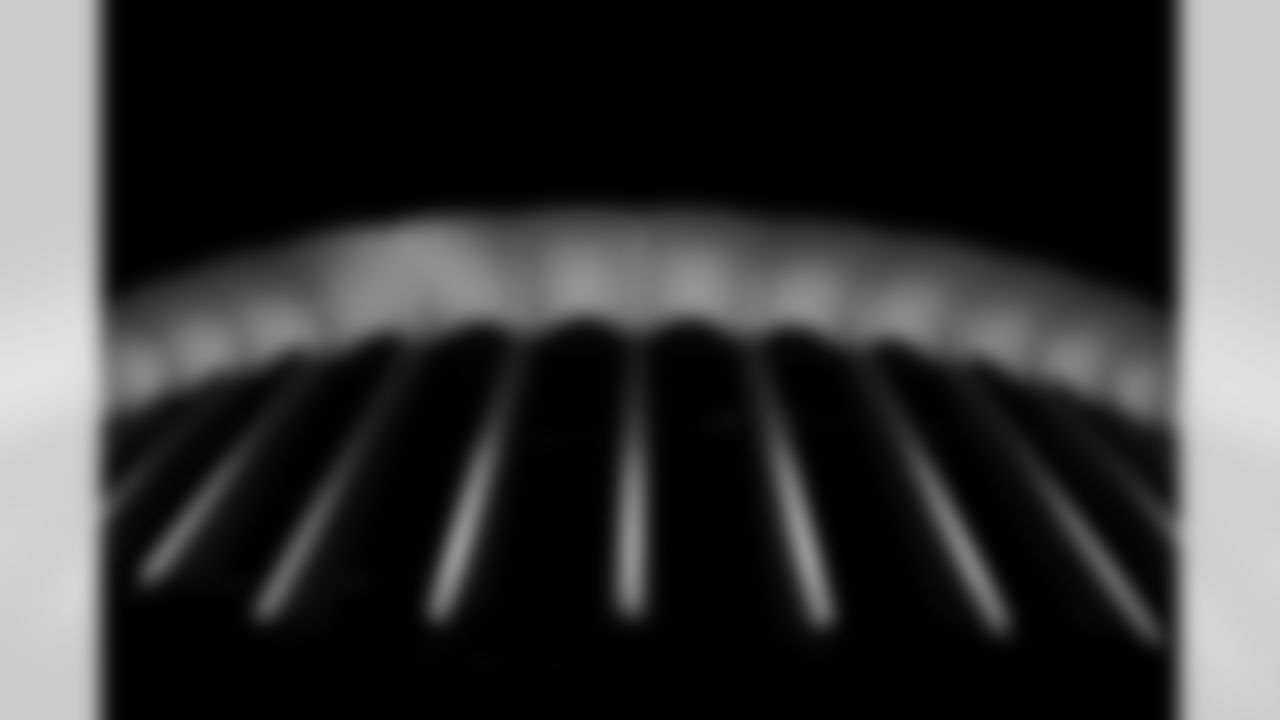 The Forum is lit up for the Los Angeles Chargers on Wednesday, January 7, 2026 in Inglewood, CA.