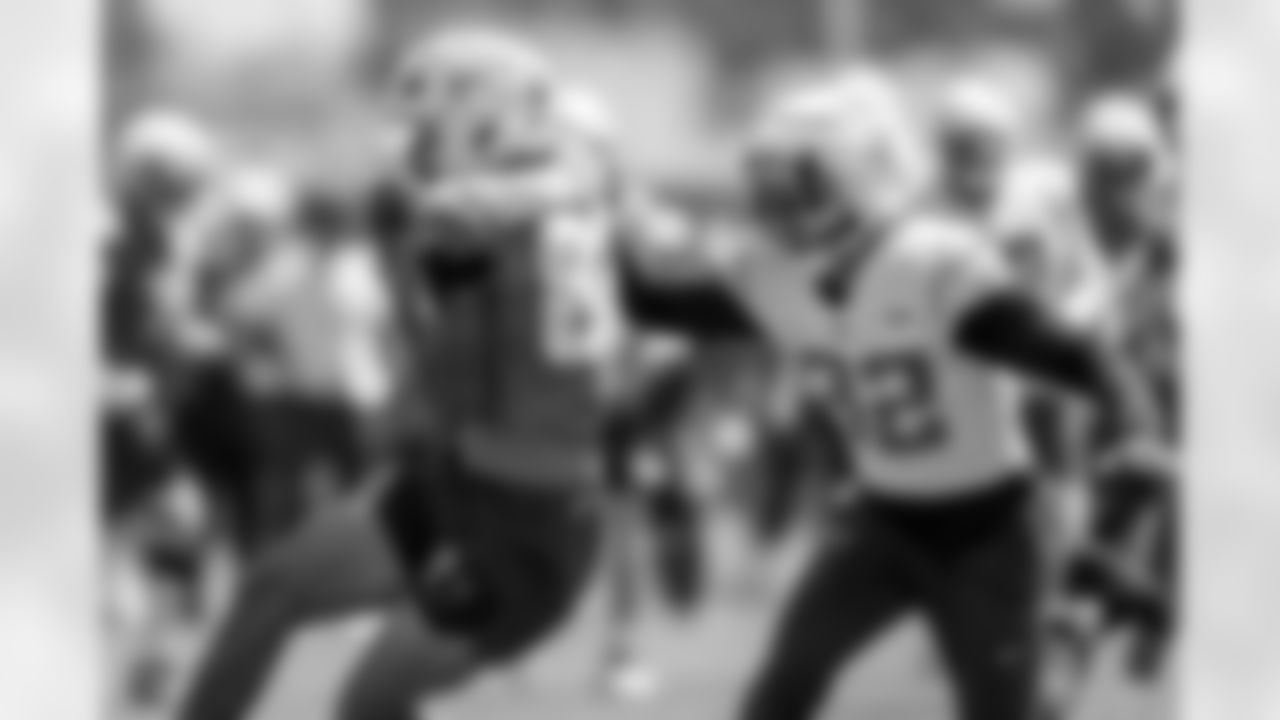 The Los Angeles Chargers practice at Training Camp on Sunday, August 3, 2025 at The Bolt in El Segundo, CA.