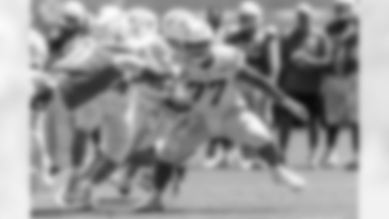 The Los Angeles Chargers practice at Training Camp on Tuesday, August 20, 2024 at The Bolt in El Segundo, CA.