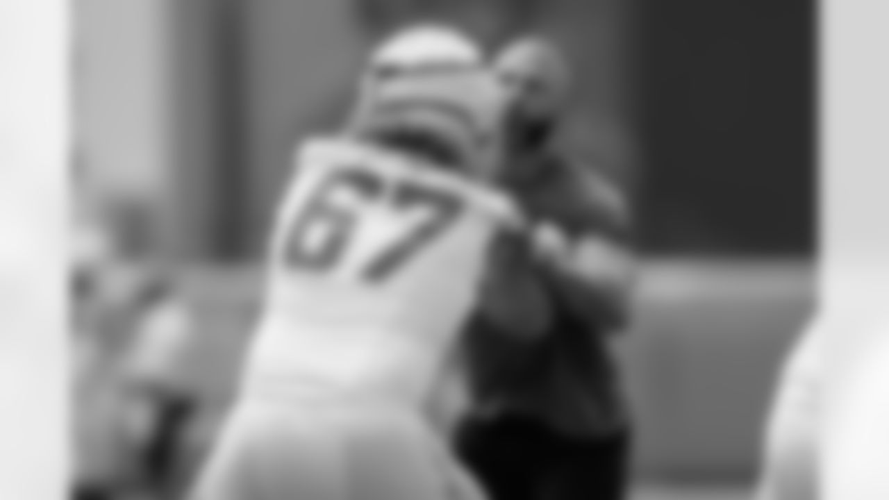 The Los Angeles Chargers hold Rookie Mini-Camp on Saturday, May 11, 2024 at Hoag Performance Center in Costa Mesa, CA.