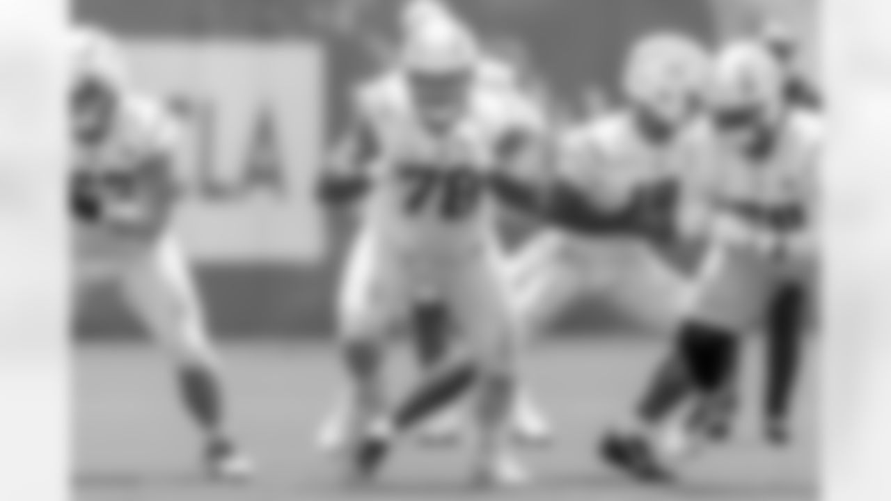 The Los Angeles Chargers hold Mandatory Mini-Camp on Thursday, June 12, 2025 at The Bolt in El Segundo, CA.