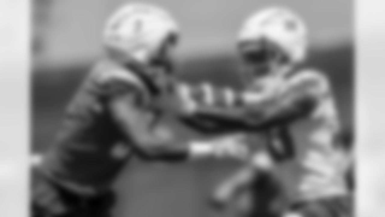 The Los Angeles Chargers practice at Training Camp on Tuesday, August 19, 2025 at The Bolt in El Segundo, CA.