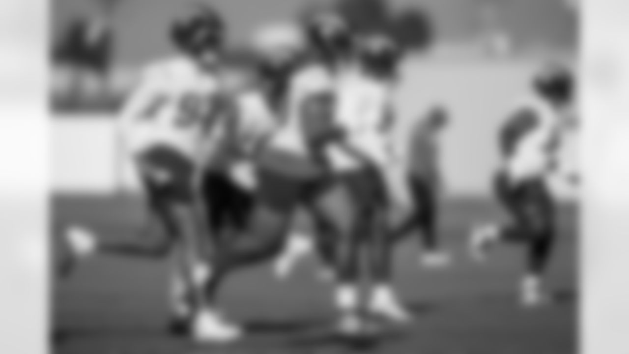 The Los Angeles Chargers practice on Tuesday, October 21, 2025 at The Bolt in El Segundo, CA.