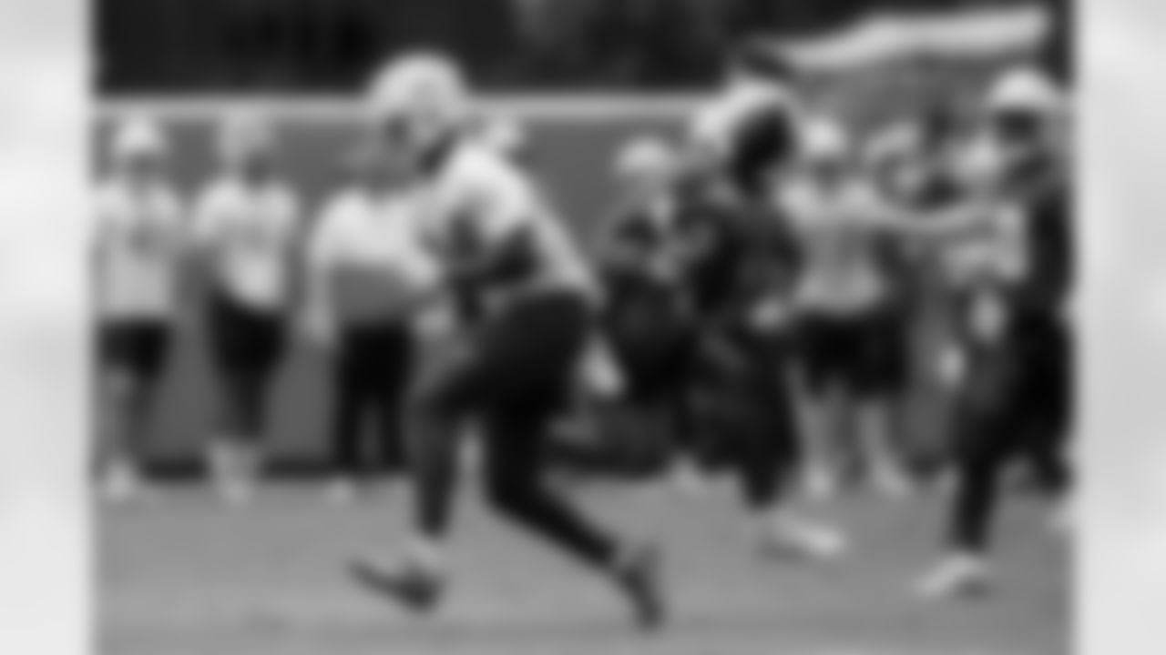 The Los Angeles Chargers hold OTA's on Thursday, June 6, 2024 at Hoag Performance Center in Costa Mesa, CA.