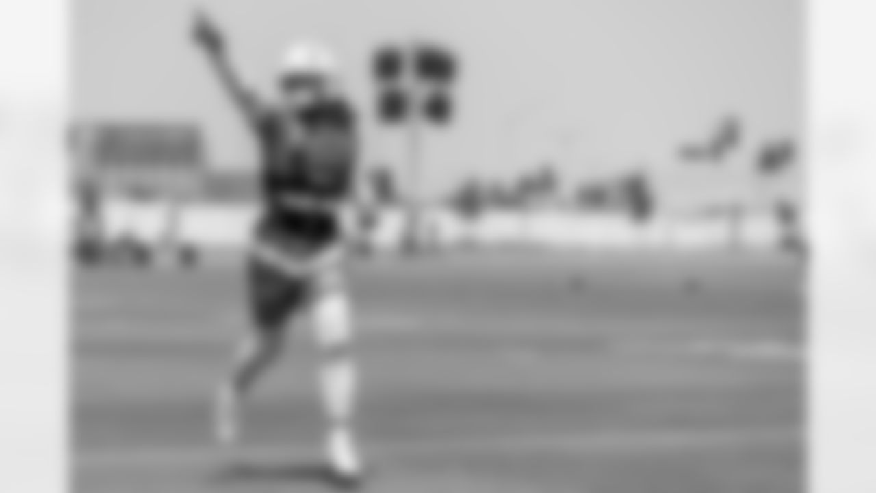 The Los Angeles Chargers practice at Training Camp on Wednesday, August 13, 2025 at The Bolt in El Segundo, CA.