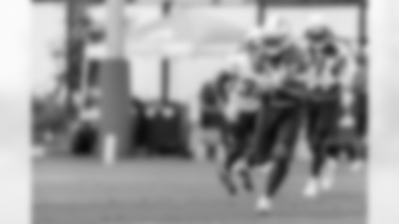 The Los Angeles Chargers practice on Thursday, September 18, 2025 at The Bolt in El Segundo, CA.