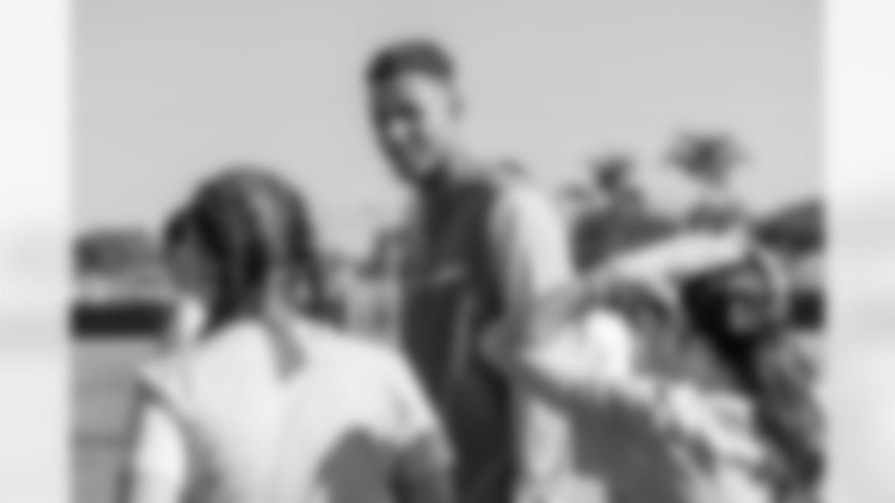 The Los Angeles Chargers host a girls flag football camp on Tuesday, December 02, 2025 at St. Joseph High School in Lakewood, CA.