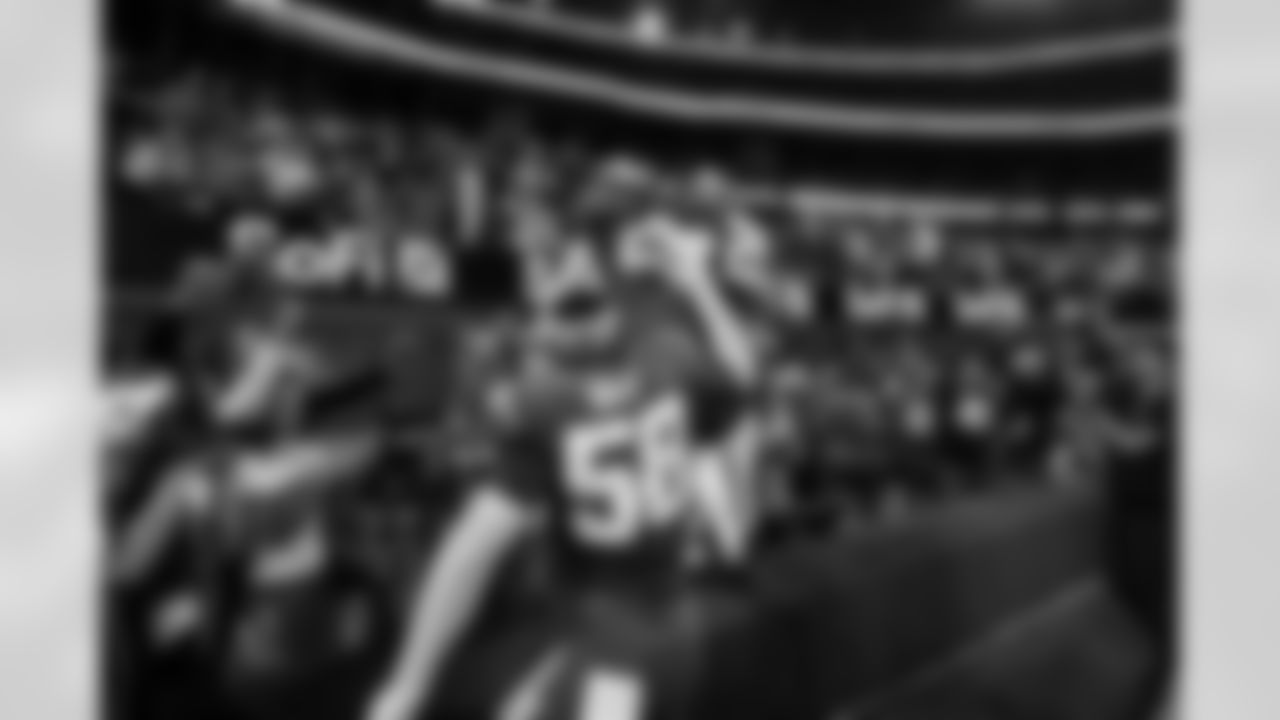 LB Marlowe Wax (58), CB Cam Hart (20) and CB Tarheeb Still (29)