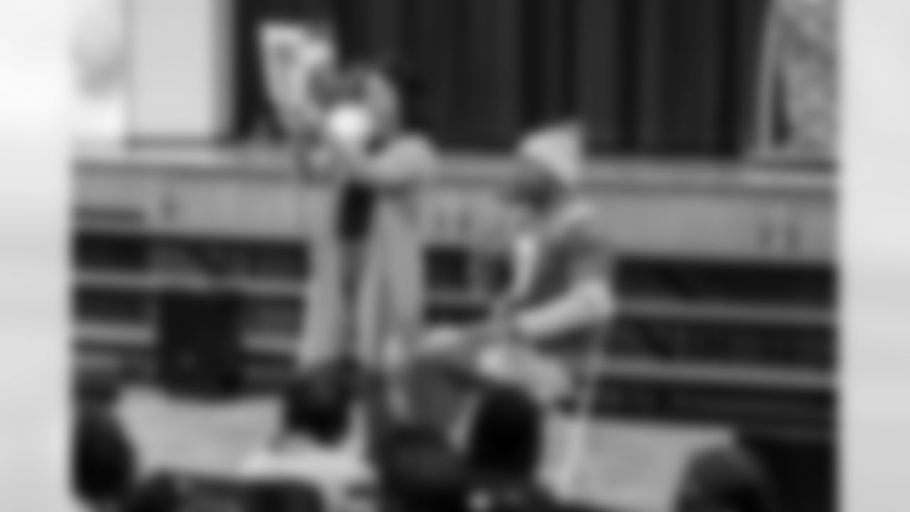 The Los Angeles Chargers host a Scholastic Book Fair on Monday, December 1, 2025 at Baldwin Hills Elementary in Los Angeles, CA.