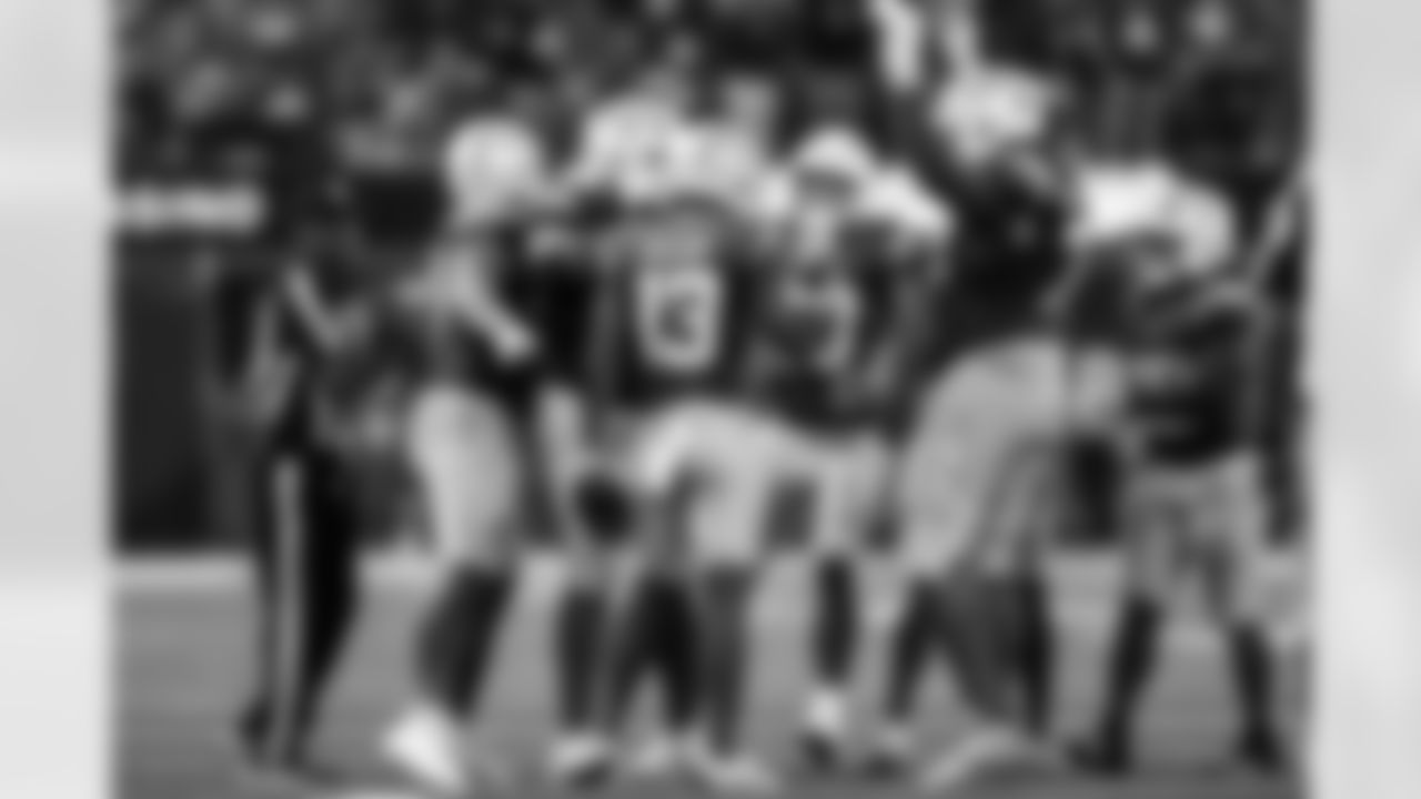 WR Keenan Allen (13), QB Justin Herbert (10), DL Scott Matlock (44), T Trey Pipkins III (79) and G Mekhi Becton (73)