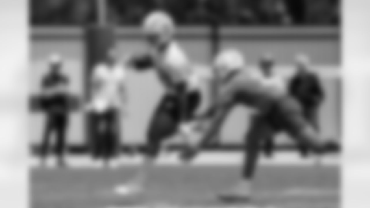 The Los Angeles Chargers hold OTA's on Tuesday, June 4, 2024 at Hoag Performance Center in Costa Mesa, CA.