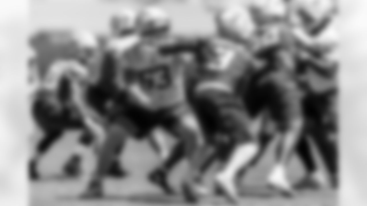 The Los Angeles Chargers practice at Training Camp on Wednesday, August 20, 2025 at The Bolt in El Segundo, CA.