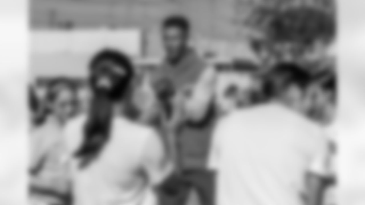 The Los Angeles Chargers host a girls flag football camp on Tuesday, December 02, 2025 at St. Joseph High School in Lakewood, CA.