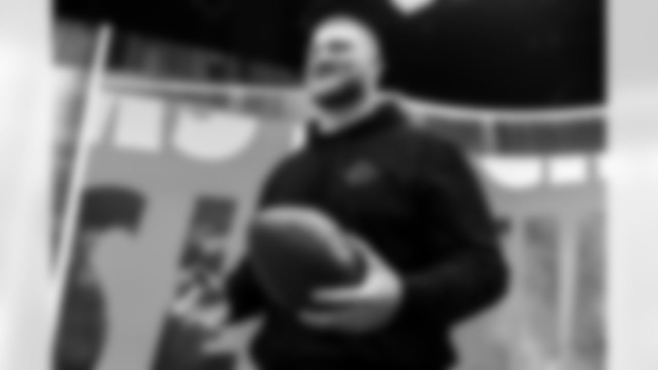 The Los Angeles Chargers sign Tyler Biadasz on Friday, March 6, 2026 at The Bolt in El Segundo, CA.