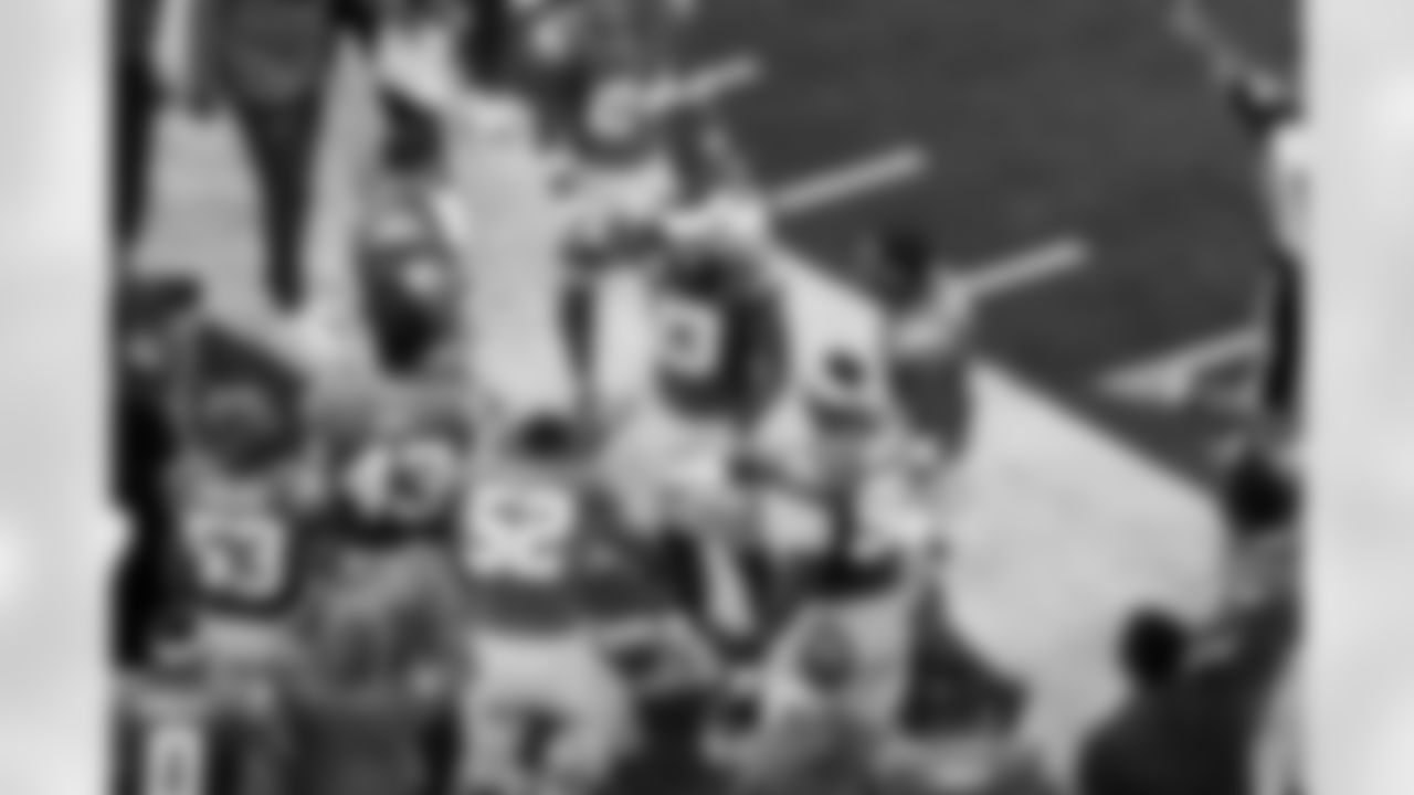 WR Keenan Allen (13), OLB Khalil Mack (52), S Derwin James Jr. (3) and LB Troy Dye (43)