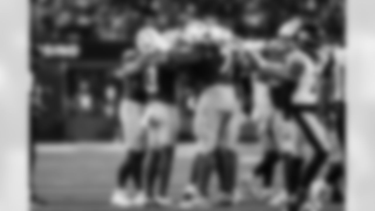 WR Keenan Allen (13), DL Scott Matlock (44) and G Mekhi Becton (73)