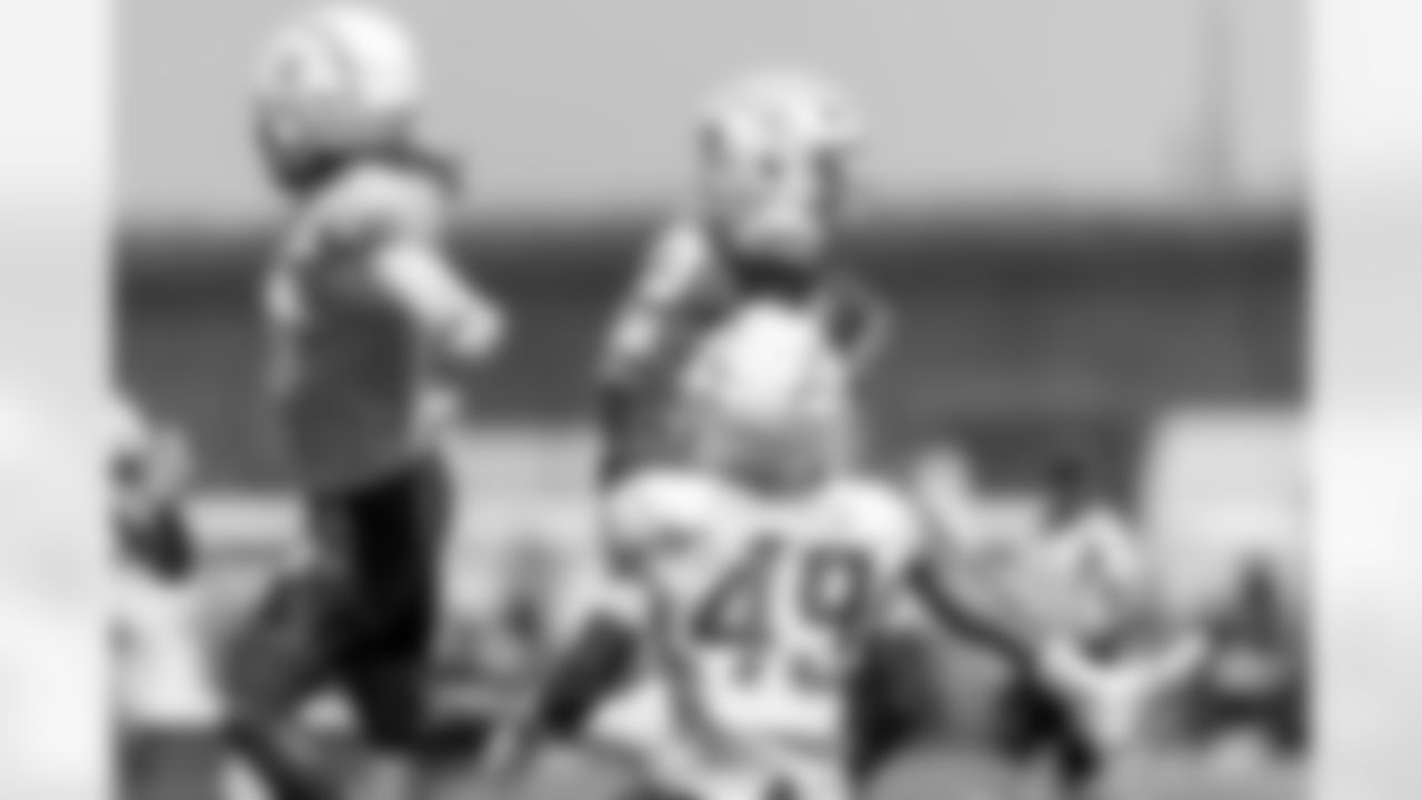 The Los Angeles Chargers practice at Training Camp on Sunday, August 3, 2025 at The Bolt in El Segundo, CA.