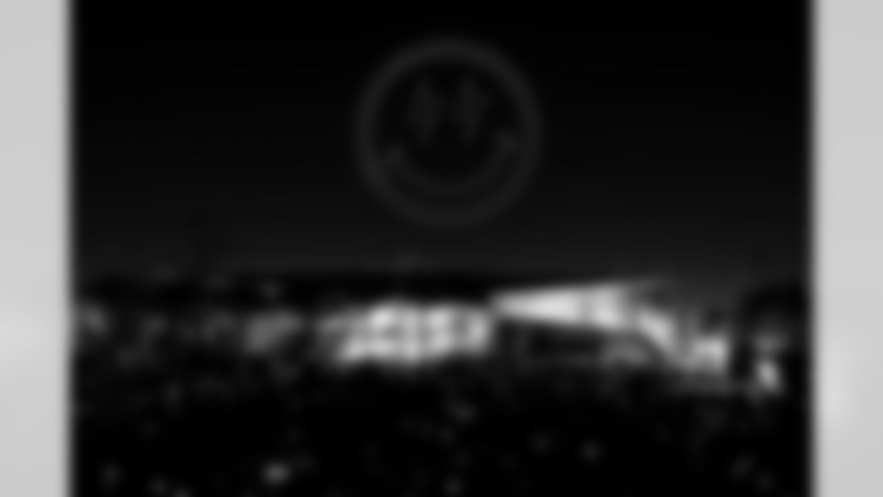 Fans gather at The Bolt for the Fan Rally + Drone Show on Friday January 9th, 2025