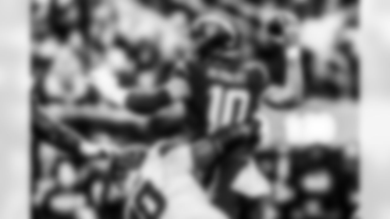 Take a look back at the Chargers Week 17 matchup with the Texans in monochrome.