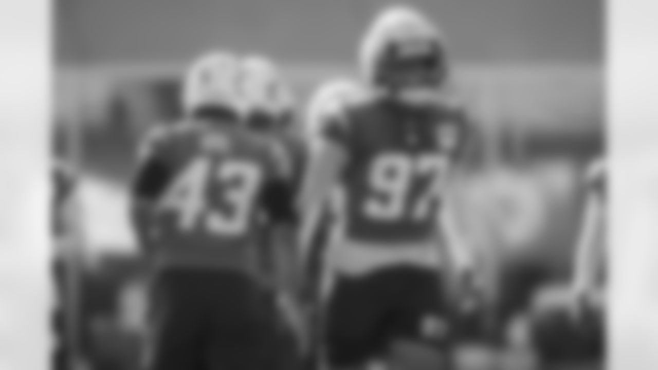 The Los Angeles Chargers practice on Wednesday, December 17, 2025 at The Bolt in El Segundo, CA.