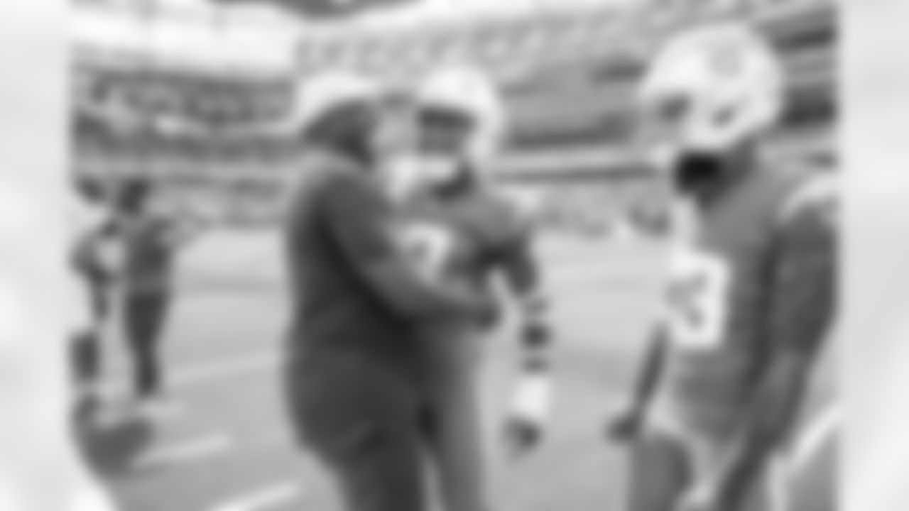 Chargers Legend Antonio Gates, S Derwin James Jr. (3) and WR Keenan Allen (13)
