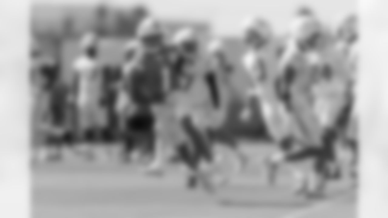 The Los Angeles Chargers practice at Training Camp on Wednesday, July 24, 2024 at The Bolt in El Segundo, CA.