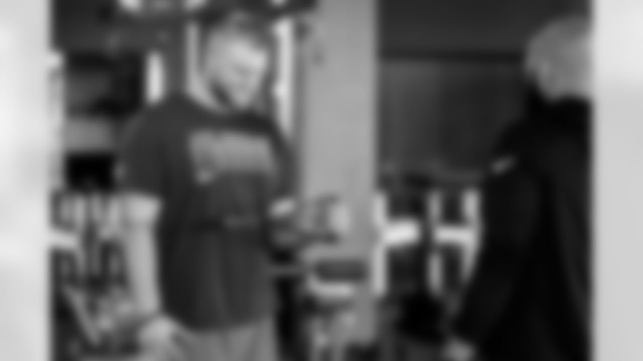 The Los Angeles Chargers sign Tyler Biadasz on Friday, March 6, 2026 at The Bolt in El Segundo, CA.