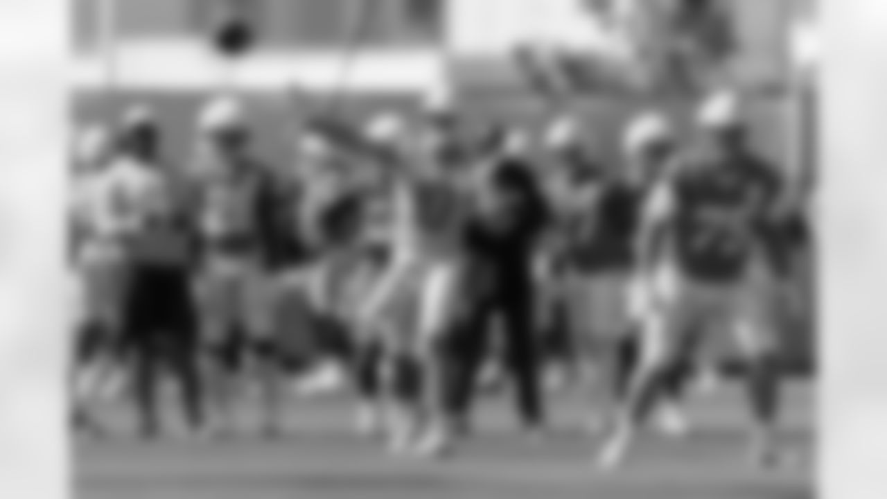 The Los Angeles Chargers practice at Training Camp on Wednesday, July 24, 2024 at The Bolt in El Segundo, CA.