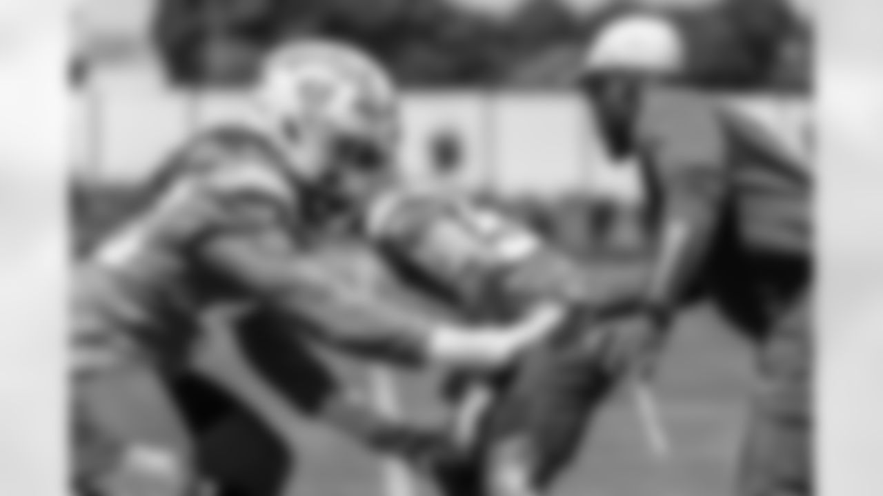 The Los Angeles Chargers practice at Training Camp on Wednesday, August 20, 2025 at The Bolt in El Segundo, CA.