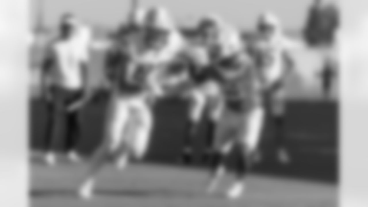 The Los Angeles Chargers practice at Training Camp on Friday, August 2, 2024 at The Bolt in El Segundo, CA.