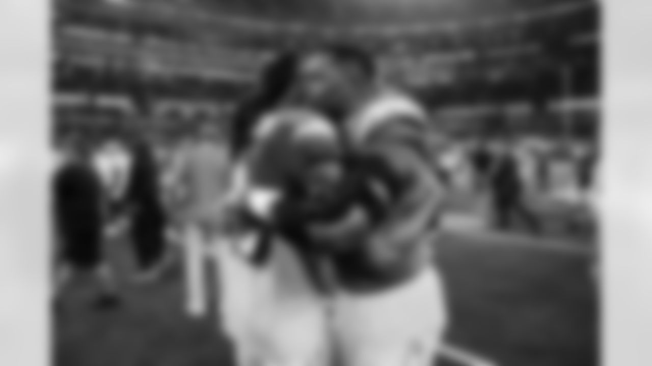 OLB Khalil Mack (52) and WR Quentin Johnston (1)