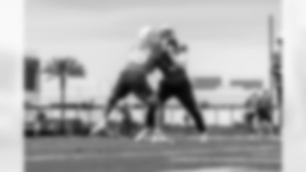 The Los Angeles Chargers practice on Wednesday, September 17, 2025 at The Bolt in El Segundo, CA.