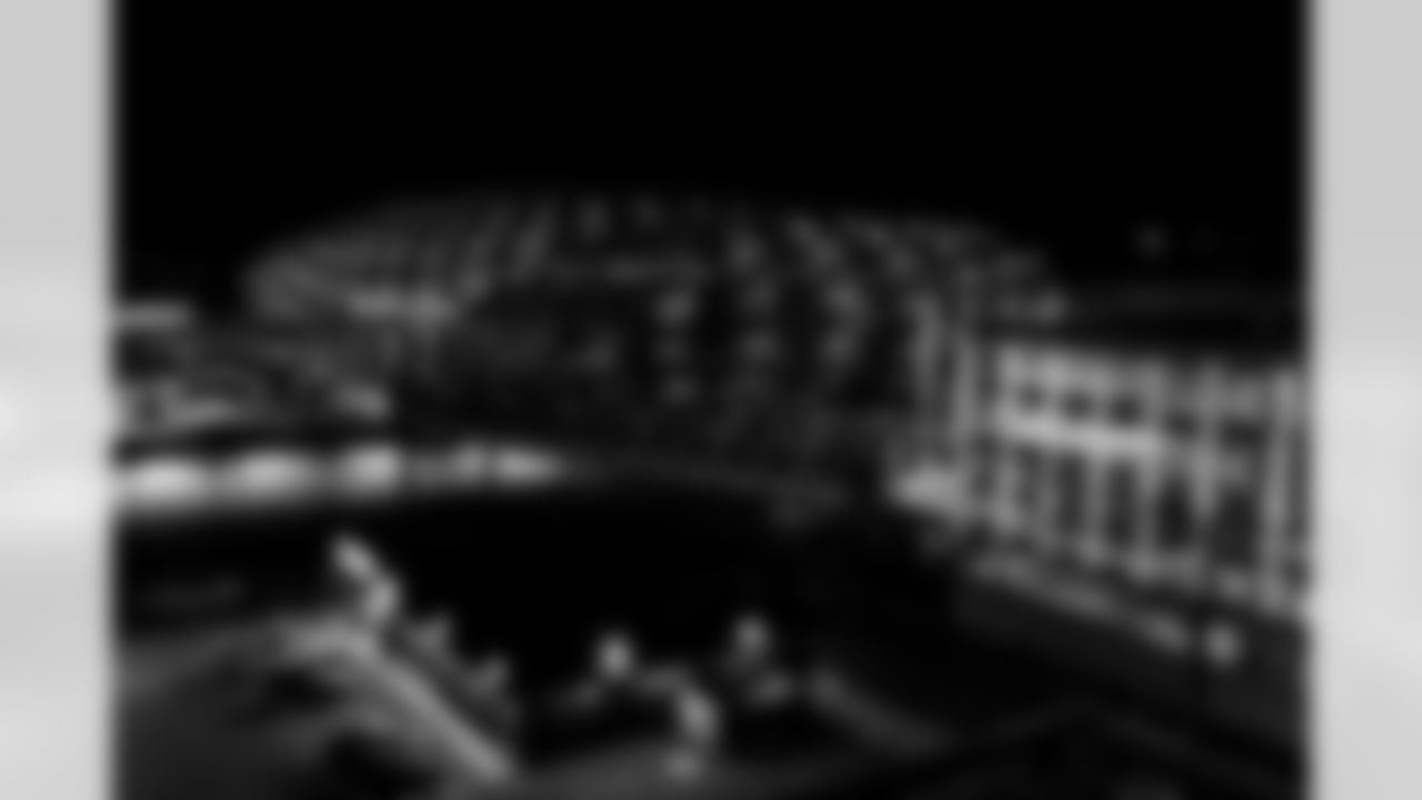 Intuit Dome is lit up for the Los Angeles Chargers on Wednesday, January 7, 2026 in Inglewood, CA.