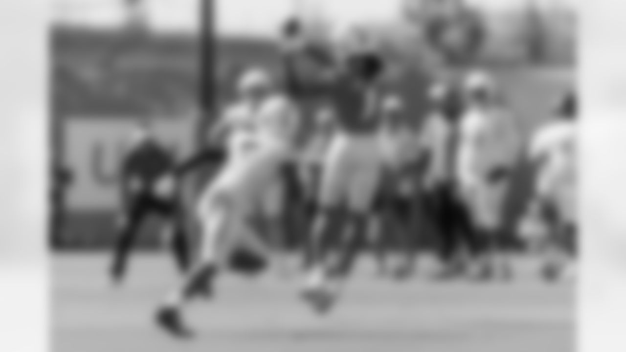 The Los Angeles Chargers practice at Training Camp on Wednesday, July 24, 2024 at The Bolt in El Segundo, CA.