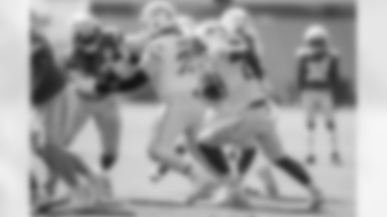The Los Angeles Chargers practice on Wednesday, October 9, 2024 at The Bolt in El Segundo, CA.