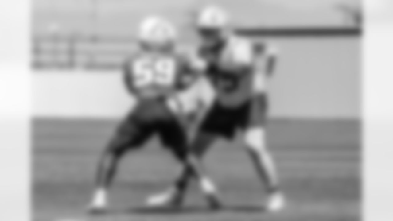 The Los Angeles Chargers practice at Training Camp on Wednesday, August 20, 2025 at The Bolt in El Segundo, CA.