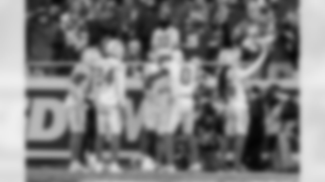 CB Benjamin St-Juste (24), S Derwin James Jr. (3), LB Daiyan Henley (0), CB Donte Jackson (26) and S Marcus Williams (31)