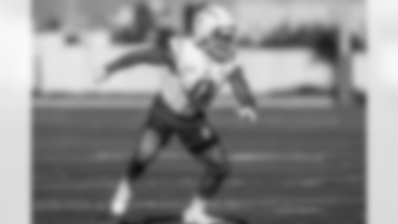 The Los Angeles Chargers practice on Thursday, December 4, 2025 at The Bolt in El Segundo, CA.