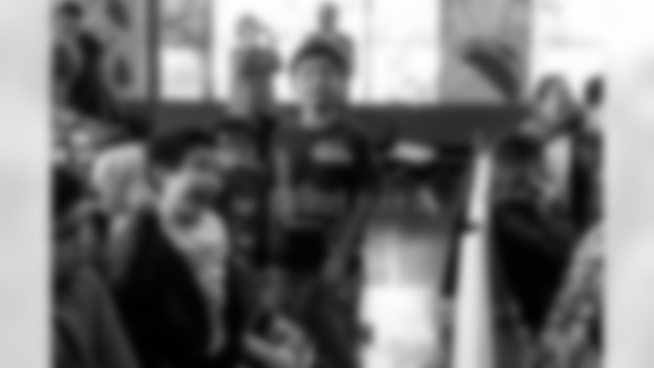 The Los Angeles Chargers host their annual Bikes for Kids event on Monday, December 15, 2025 at Washington Washington Elementary School in Pasadena, CA.