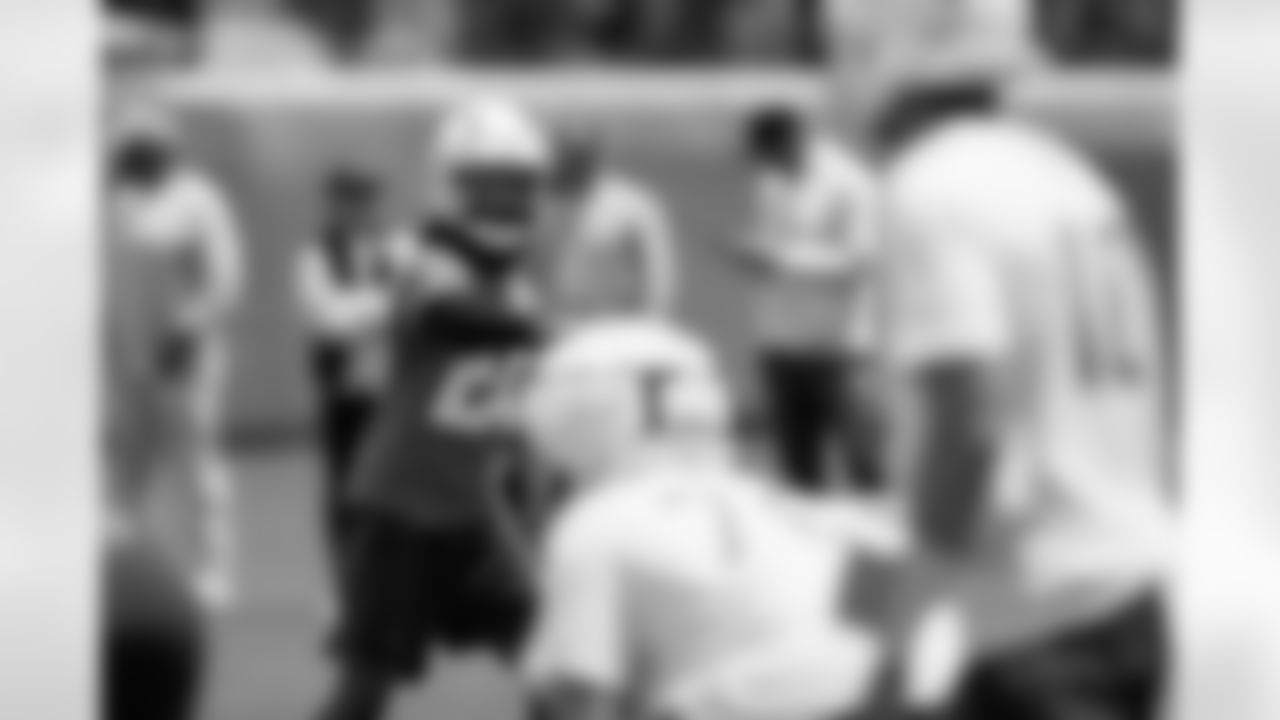 The Los Angeles Chargers hold OTA's on Monday, May 20, 2024 at Hoag Performance Center in Costa Mesa, CA.