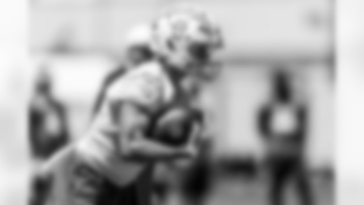 The Los Angeles Chargers practice at Training Camp on Wednesday, August 20, 2025 at The Bolt in El Segundo, CA.