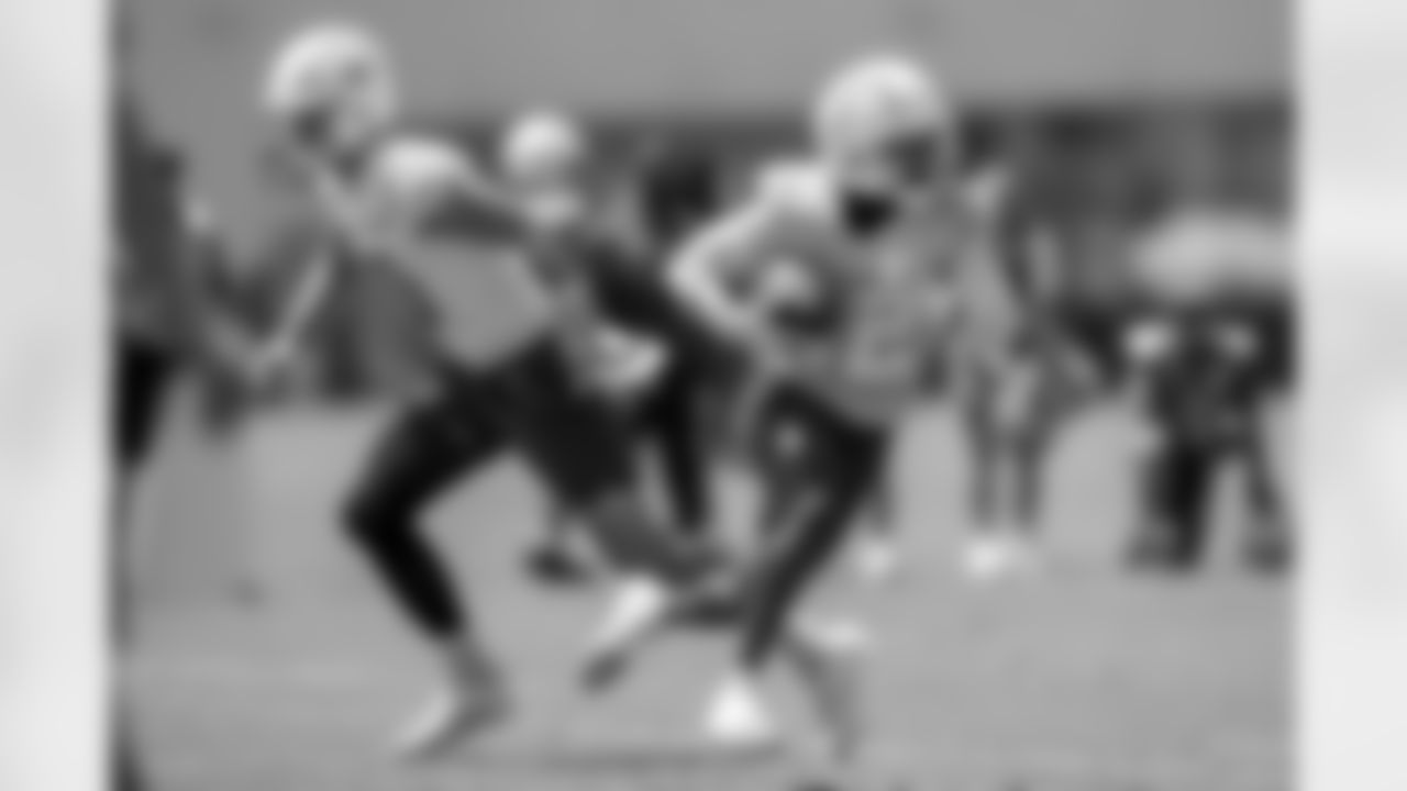 The Los Angeles Chargers practice at Training Camp on Tuesday, August 19, 2025 at The Bolt in El Segundo, CA.