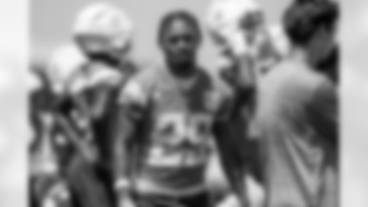 The Los Angeles Chargers practice at Training Camp on Thursday, August 21, 2025 at The Bolt in El Segundo, CA.