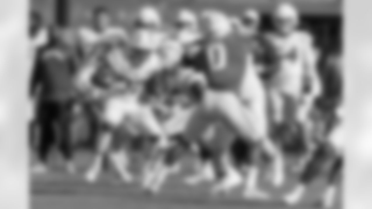 The Los Angeles Chargers practice at Training Camp on Thursday, August 1, 2024 at The Bolt in El Segundo, CA.