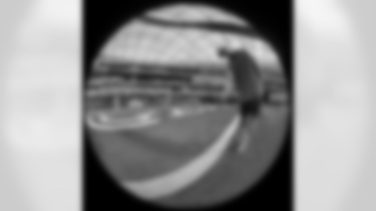 SoFi Stadium is photographed as it is converted to the 2025 Charger Power look on Friday, October 17, 2025 at SoFi Stadium in Inglewood, CA.
